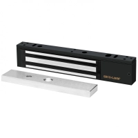 E941sb600pq - cerradura electromagnética de 600 lb  sensor de adherencia  led de estado  voltaje dual 1224 vdc  homologada ul