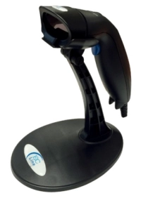 Lector de codigo de barras ec line ec-ls-9620, negro, laser, usb, 200 lecturas por segundo, automatico o manual, incluye base