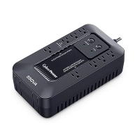 No-break cyberpower ec550g - 550 va, 330 w, 8 h, negro, hogar y oficina