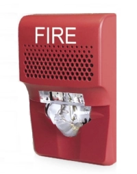 Kidde f_eg1avrf - sirena estroboscópica compacta  15-75 dc  roja  logo fire