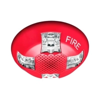 Kidde f_egcavrf - sirena estroboscópica de techo  15-115 dc  roja  logo fire