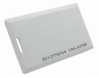Zkteco idcardkr2k - tarjeta id con frecuencia de 125 khz, tipo clamshell (perforada y con grosor de 1.88 mm) con folio impreso