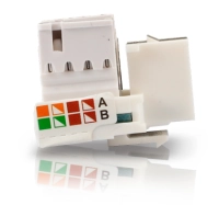 Conector jack rj45 cat6 90 grados enson ens-jc6wh - rj-45, blanco, cat6