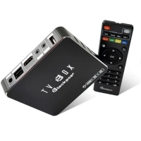 Tv box blackpcs 4k 3d wifi red control negro (eo104k-bl)