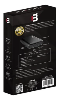 Power bank blackpcs shield gris 15000 mah led (epbgy11-15000) Power bank blackpcs shield gris 15000 mah led (epbgy11-15000)