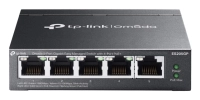 Switch gigabit omada  (es205gp) 5 puertos rj45 de 101001000 mbps ( los puertos 1 a 4 admiten poe 802.3af y poe+ 802.3at) - autonegociaciónmdimdix automá