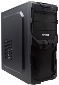 Gabinete evotec ev-1005 - micro-atx, torre, micro-atx, negro, 600w