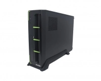Gabinete evotec slim aruba verde fuente 600w