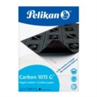 Papel carbón pelikan 1015 g negro carta c/100 hojas