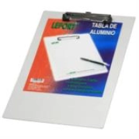 Tabla lefort aluminio con clip metálico carta