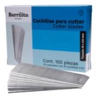Cuchillas barrilito repuesto grande caja c/10 tubos