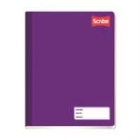 Cuaderno cosido colegial scribe clasico c7 cuadro grande 100 hojas