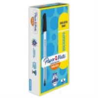 Boligrafo papermate kilometrico negro 1.0mm pqte/12