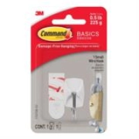 Gancho 3m básico command 1 wire pequeño color blanco