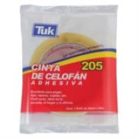 Cinta adhesiva tuk 205 transparente 24mmx65m c/6