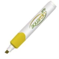 Marcador aquarelo grip color amarillo c/12 pzas