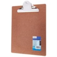 Tabla con clip barrilito madera tamaño carta