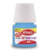 Pintura cartel vinci 25 ml azul pastel - 84 caja c/10 piezas