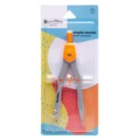 Compás barrilito escolar metálico 1 pza