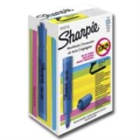 Resaltador sharpie color azul c/12 pzas