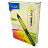 Marcador resaltador visión junior color amarillo fluorescente c/12 pzas