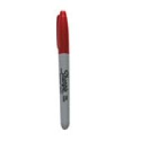 Marcador sanford 30002 sharpie fino rojo permanente c/12 pqte