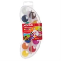 Set de acuarelas mini kores 12 pastillas con pincel Set de acuarelas mini kores 12 pastillas con pincel