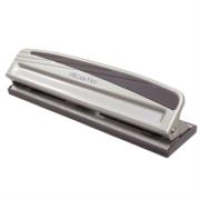 Perforadora pegaso 303 triple ajustable p/10 hojas color gris