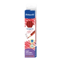 Lápiz checador pelikan rojo carmín c/10 pzas