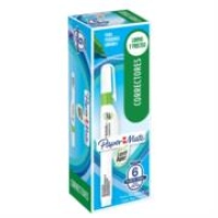 Pluma correctora liquid paper caja c/6