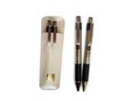 Juego boligrafo lapicero zebra 5000 metallico negro c/2piezas