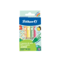 Crayones pelikan jumbo triangular c/12 pzas