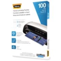 Cubierta fellowes para laminadora t/carta 3 micras c/100 piezas