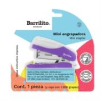 Mini engrapadora barrilito estándar c/grapas blister