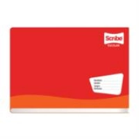 Cuaderno italiano escolar grapado scribe c5 cuadro chico 100 hojas