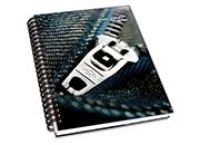 Cuaderno estrella francesa pasta dura d. wire-o 180h raya