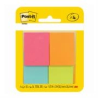 Mini notas 3m post-it neon 34.9mmx47.6mm 1 block c/200 hjs