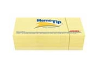 Notas adhesivas janel memo tip 1.5x2 amarilla 100h c/12