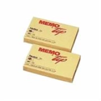 Notas adhesivas janel memo tip 2x3 amarilla 100h c/12