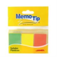 Banderitas plásticas janel 2.54x4.3cm c/24 bolsas