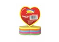 Notas adhesivas janel memo tip corazon 3x3 c/250