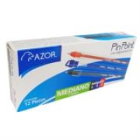 Bolígrafo azor pin point mediano 1.0mm surtido caja c/12
