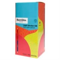 Lápiz bicolor barrilito hb hexagonal caja c/100 pzas