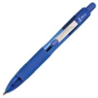 Bolígrafo zebra mini z-grip retráctil punto mediano 1.0mm color azul c/12 pzas