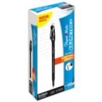 Boligrafo papermate 82192 eraser mate negro c/12