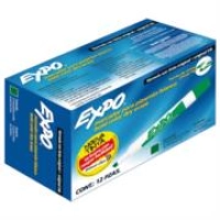 Marcador sanford expo 83004 verde cincel pizarron blanco