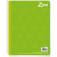 Cuaderno scribe zinc profesional espiral sencillo c.7 100h