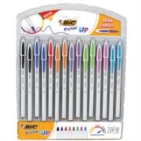 Bolígrafo bic cristal up punta 1.2mm colores surtidos c/15 pzas