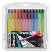 Marcador permanente bic intensity punta fina colores surtidos c/36 pzas