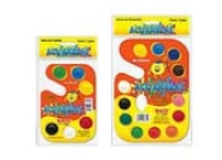 Acuarela baco paleta carton c/6 colores